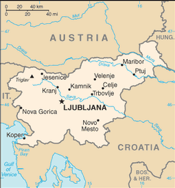 Mappa Slovenia